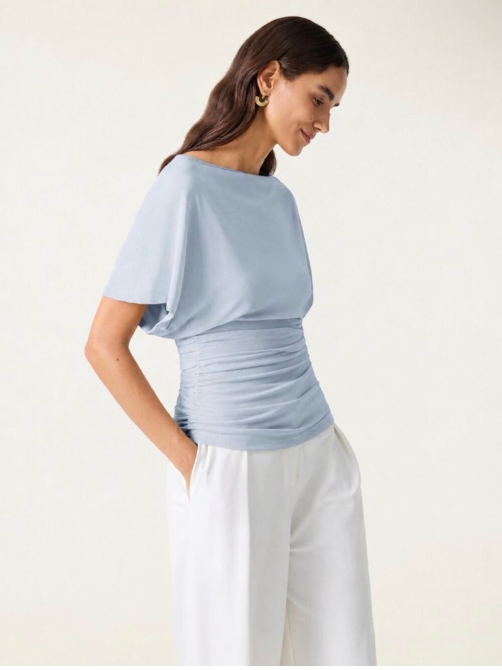 OGL Soft Light Blue Short Sleeve Relaxed Tee